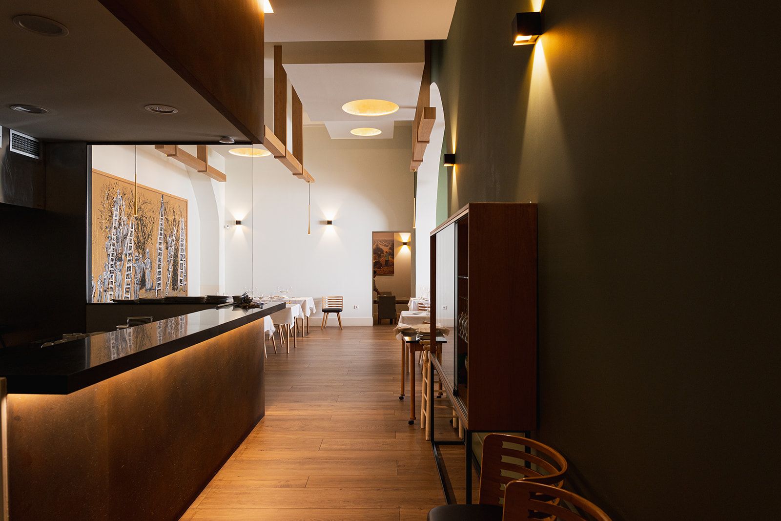 Comedor y cocina vista